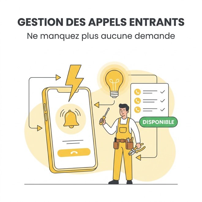 Tri intelligent des appels électricien