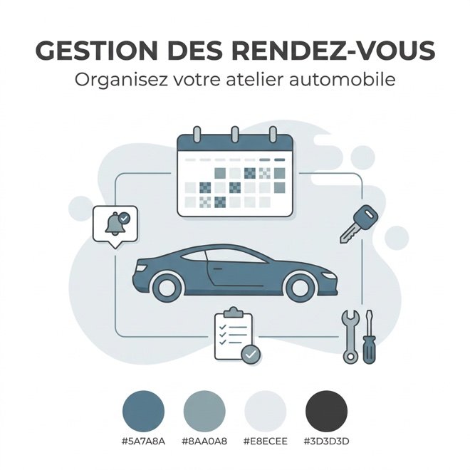 Gestion des rendez-vous garage automobile