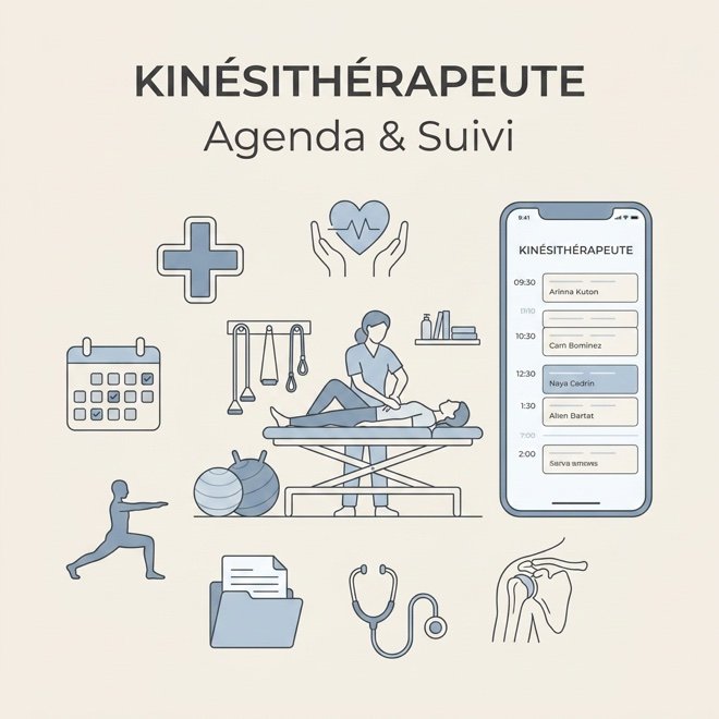 Agenda intelligent kinésithérapeute