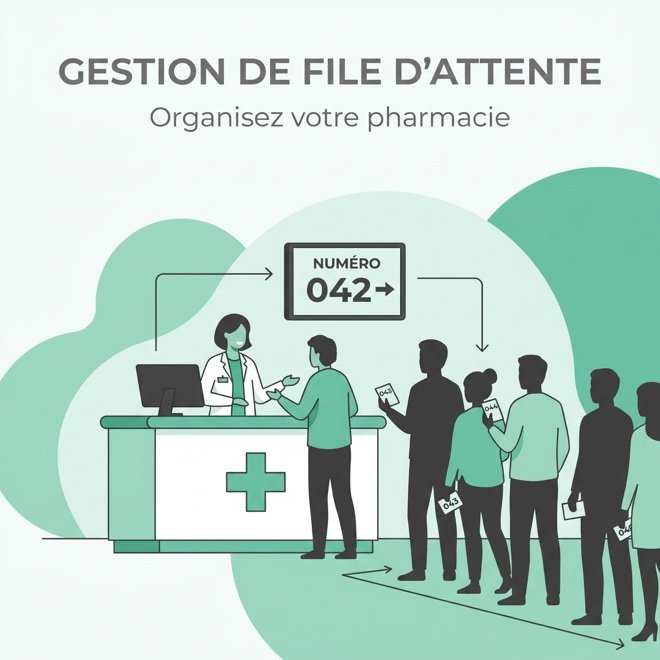 Gestion de file d'attente en pharmacie